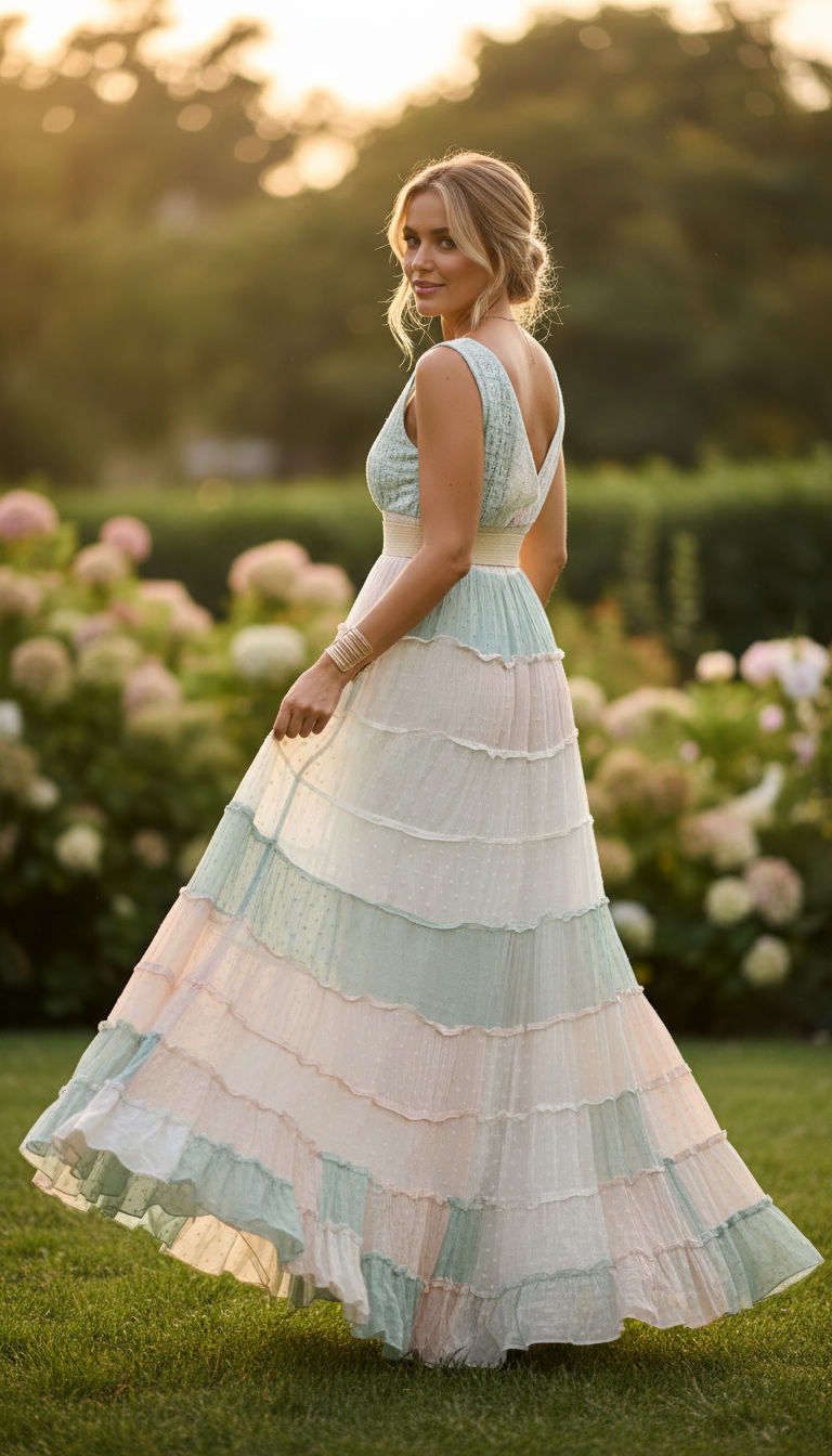 Robe longue Pastel Dream