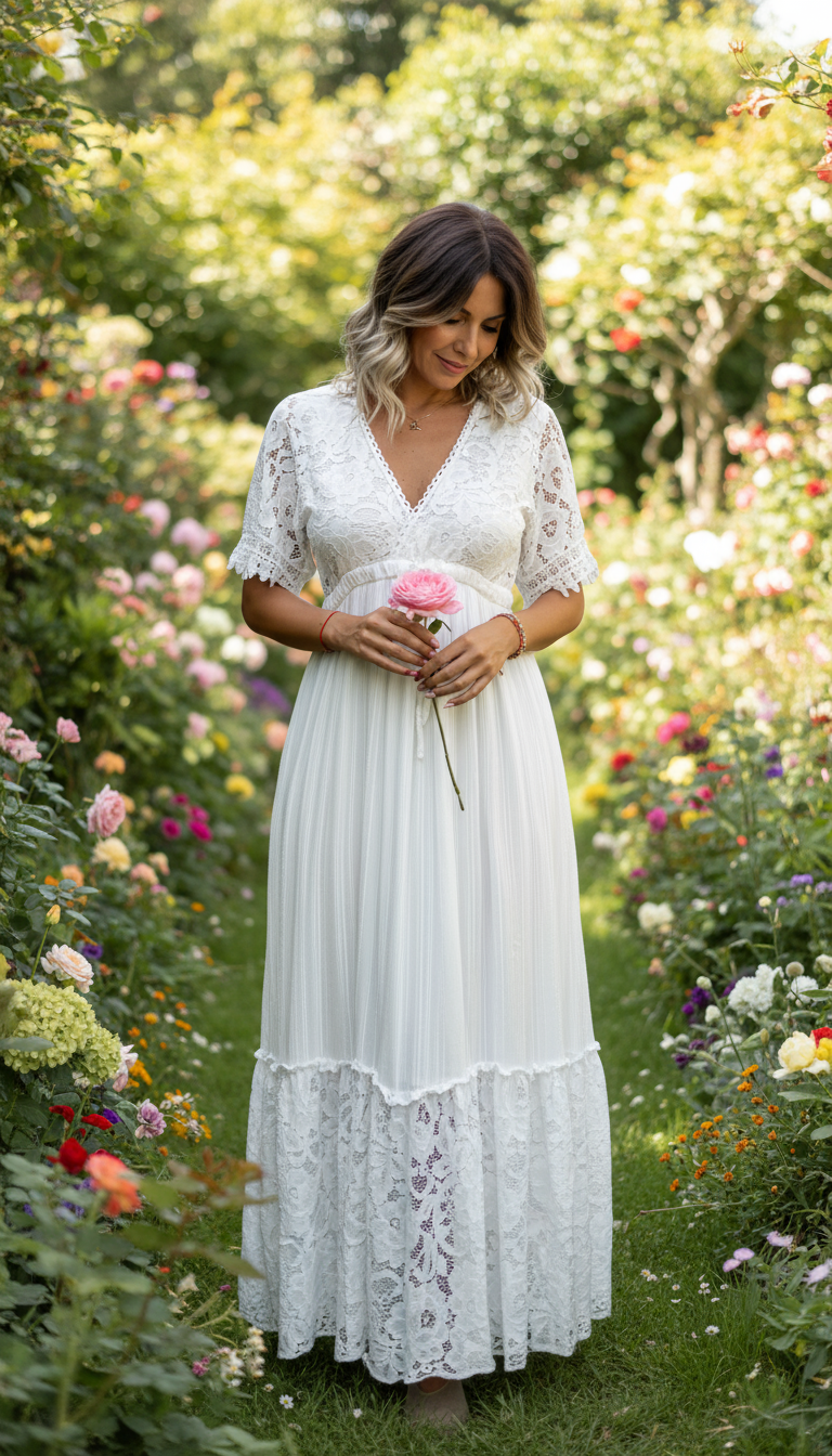 Lace Meadow Maxi Dress