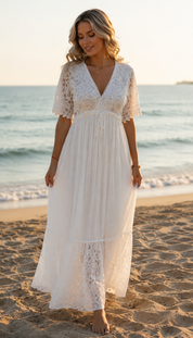 Lace Meadow Maxi Dress