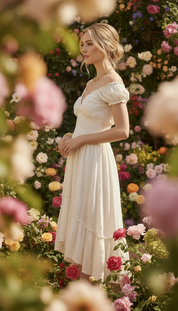 Robe longue Ivory Horizon