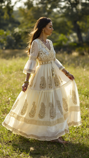 Boho Bloom Maxi Dress