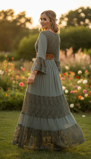 Pure, bohemische Eleganz in Grün