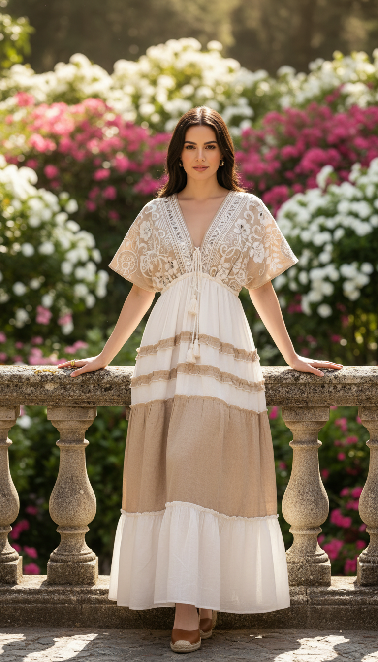 Ivory Soul Maxikleid