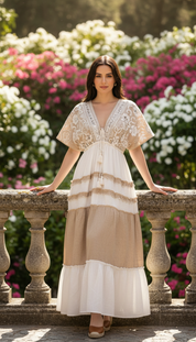 Ivory Soul Maxikleid