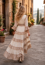 Robe longue bohème Amara