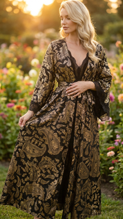 Black Moon – Timeless Silk Kimono