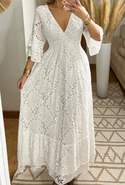 Ethereal Lace Gown