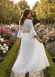 Ethereal Lace Gown