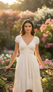 Robe longue Ivory Horizon