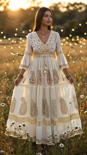 Boho Bloom Maxi Dress
