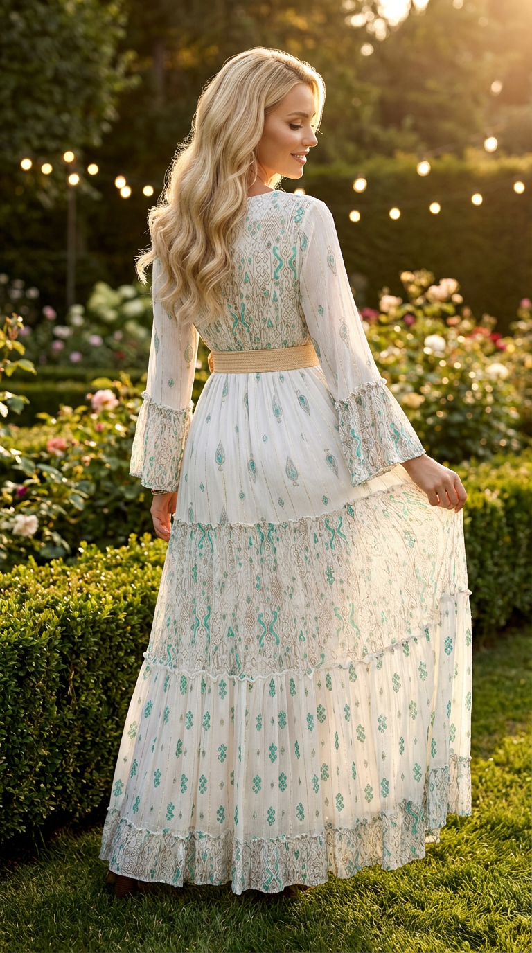 Robe bohème Floral Haven