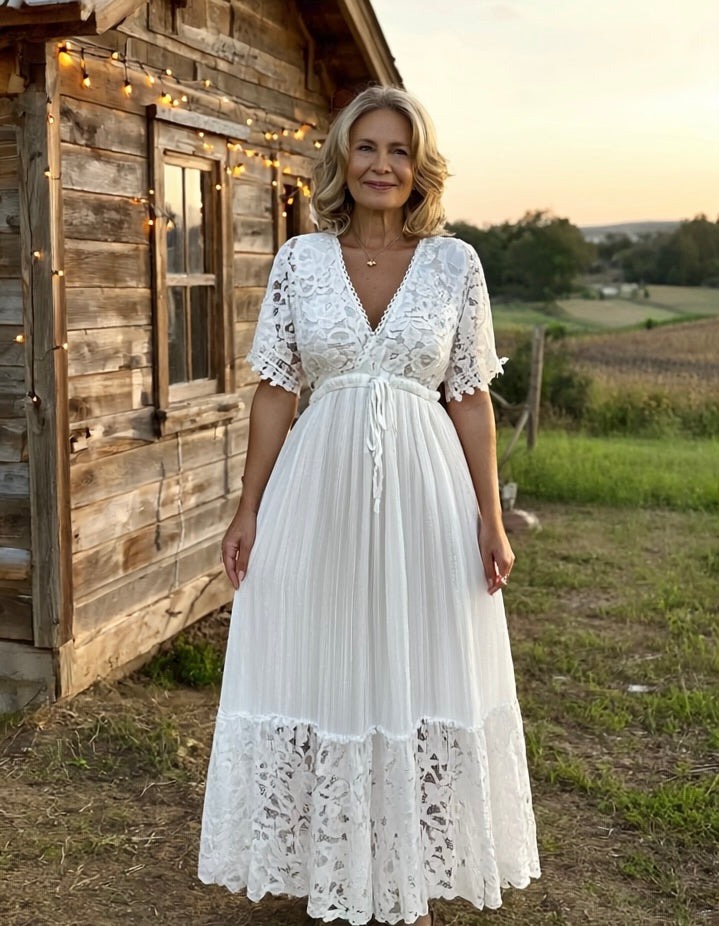 Lace Meadow Maxi Dress