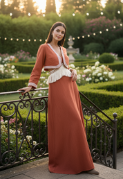 Organic Terracotta Dress