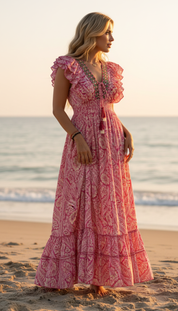 Robe en soie Aurora