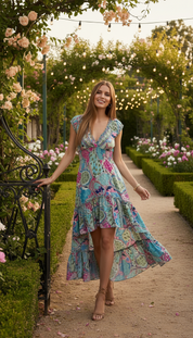 Robe en soie « Vagues murmurantes »