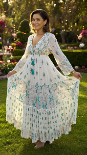 Floral Haven Boho dress