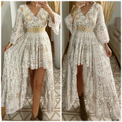 Spectacular Asymmetric Bohemian Dress