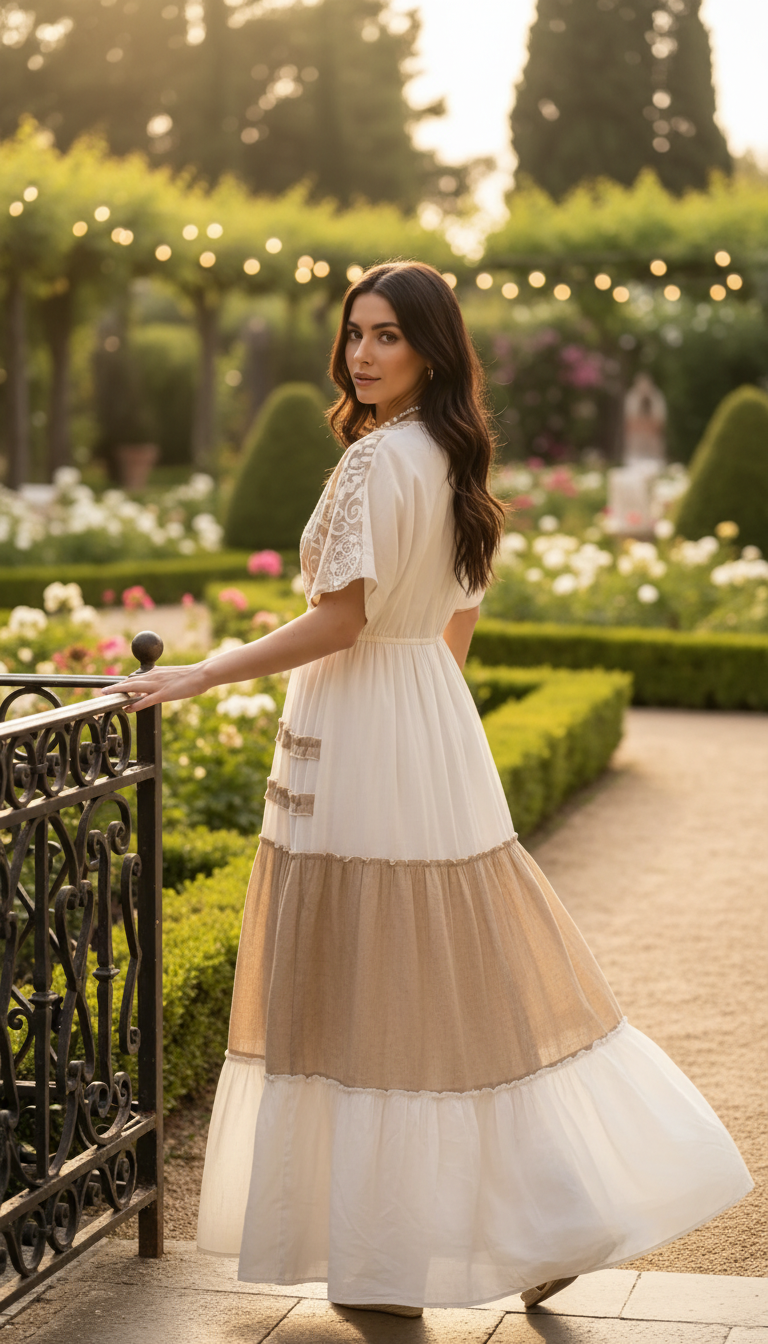 Ivory Soul Maxikleid