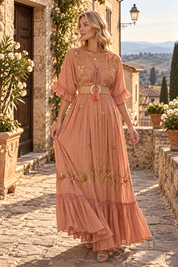 Sunlit Garden Maxi Dress