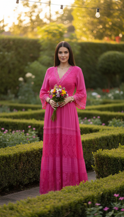 Pure Bohemian Lace in Pink