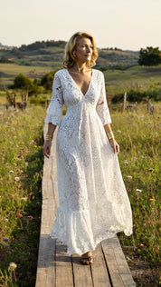 Ethereal Lace Gown