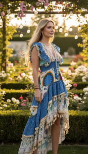 Robe longue Alma Garden