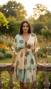 Bicolor Soft Garden Dress