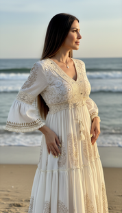 Boho Bloom Maxikleid
