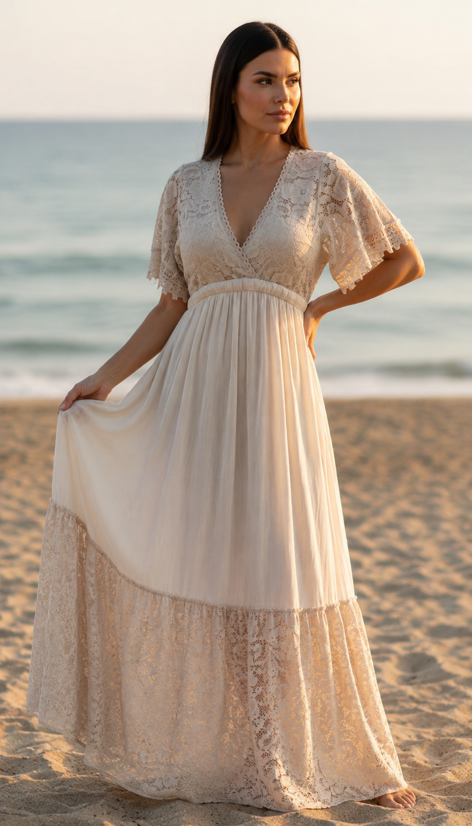 Lace Meadow Maxi Dress