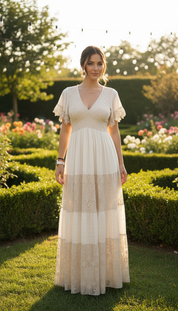 White Aura Maxi Dress
