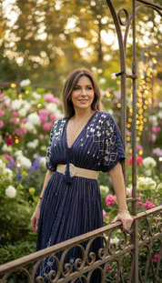 Robe longue Moonlit Garden