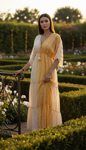 Golden Meadow Maxi Dress