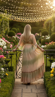 Golden Meadow Boho Chic Dress