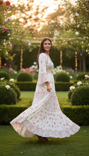 Floral Haven Boho dress