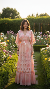 Blossom Soul Pink Long Dress