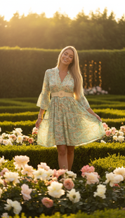 Luna Silk Mini Dress