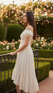 Robe longue Ivory Horizon