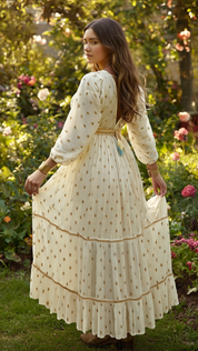 Golden Meadow Boho Gown