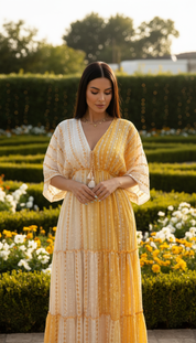 Golden Meadow Maxi Dress
