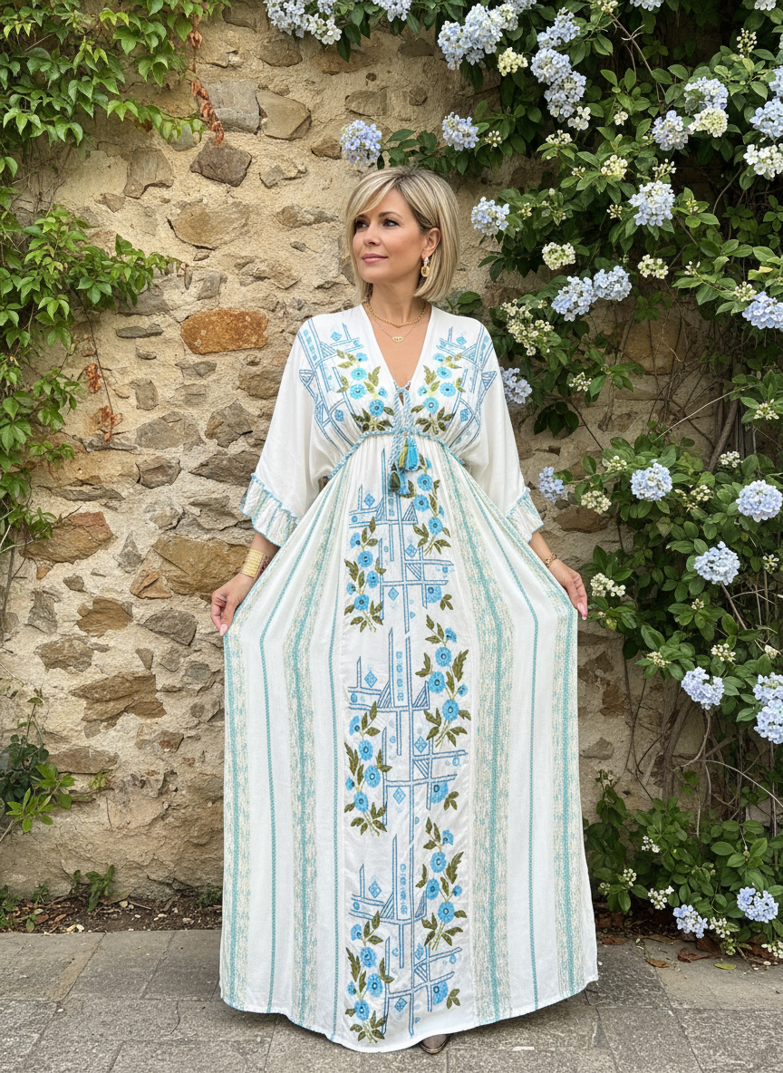 Boho Ethnic Maxi Dress