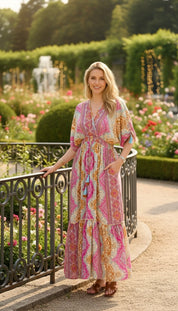 Seidenkleid „Himmlische Blüte“