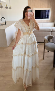 Elysia Tassel Maxi Dress