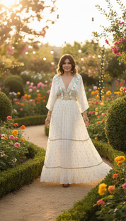 Golden Meadow Boho Gown