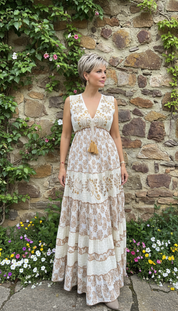 Golden Garden Maxi Dress