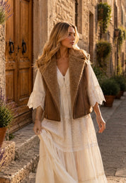 Sienna Faux Fur Boho Vest