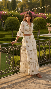 Ensemble bohème Fleur d'or