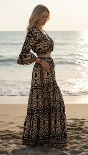 Silk Black Garden Set