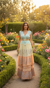 Sunset Boho Maxi Dress