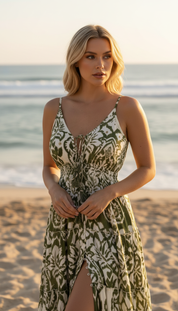 Olive Maxi Dress