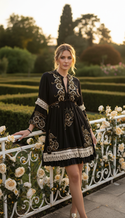 Eira Black Mini Dress